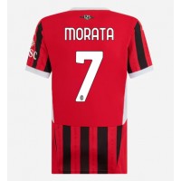 Zenski Nogometni Dres AC Milan Alvaro Morata #7 Domaci 2024-25 Kratak Rukav